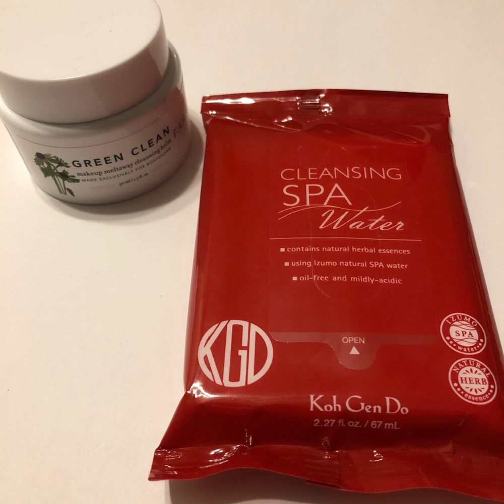 Koh Gen Do Cleansing and Green Clean Makeup balm